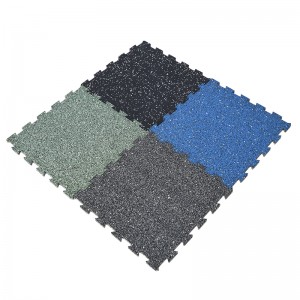 Sammanlåsande gummimattor